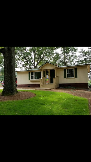 New landscaping