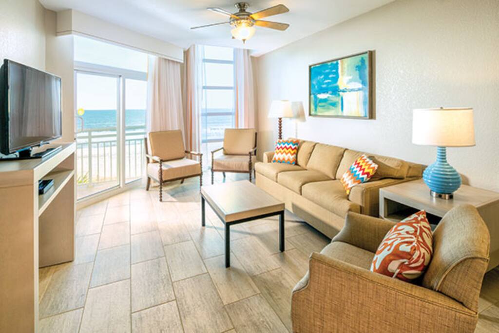 Living Room (room decor and views varies, check guest certificate registration)