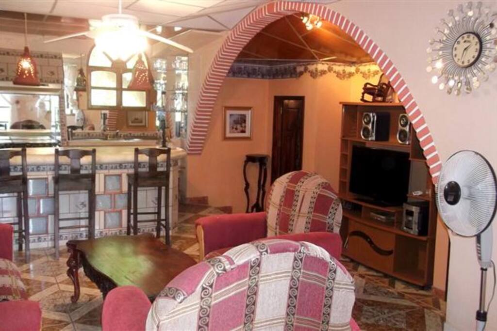 Open consept kitchen and livin room