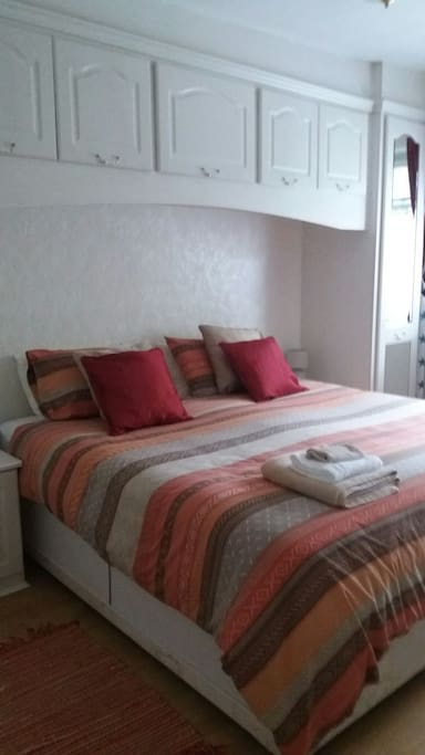 Bedroom 1 with Superking bed configuration.