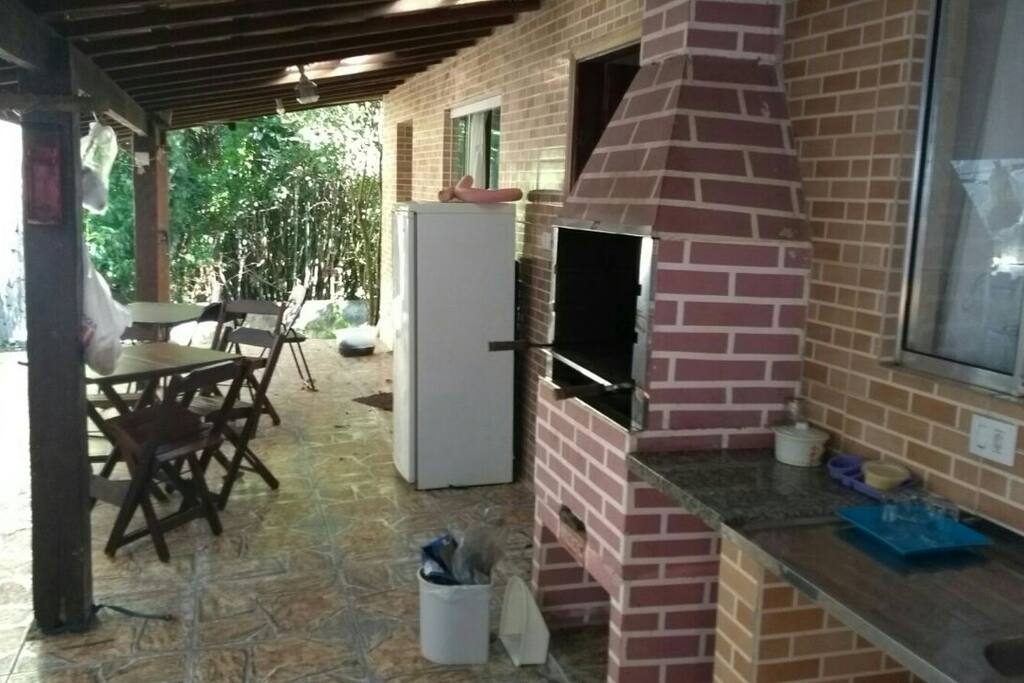 parte de trás da casa
