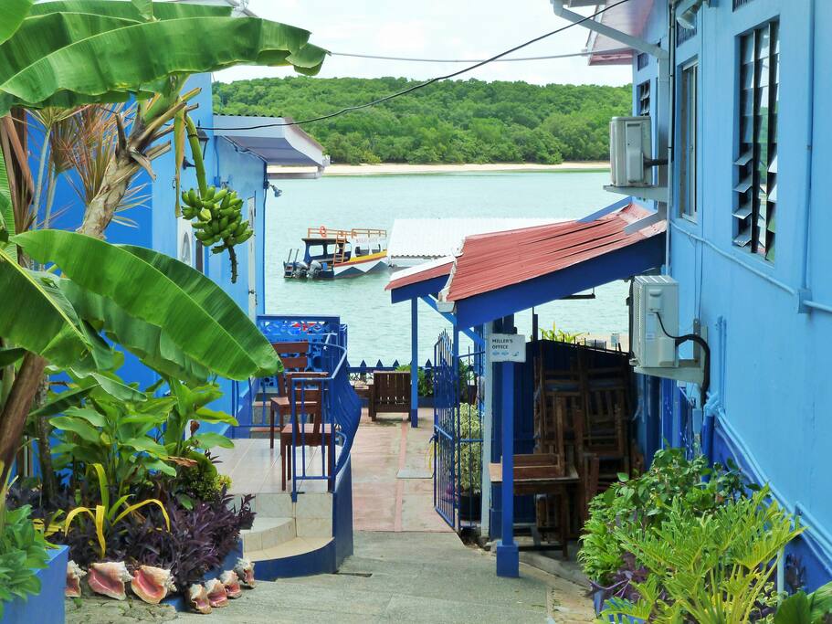 External view towards sea