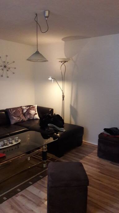 WOHNZIMMER MIT ANGRENZENDER KÜCHE