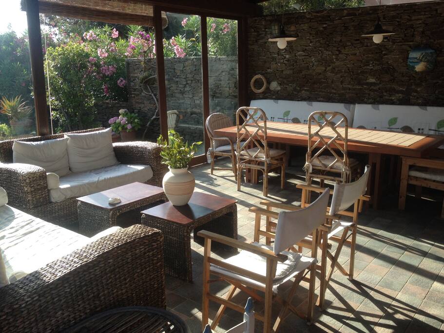 La veranda al mattino