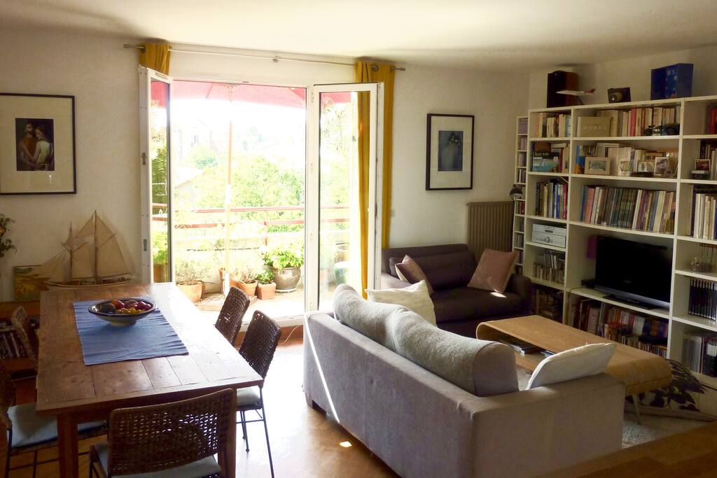Vue depuis la cuisine