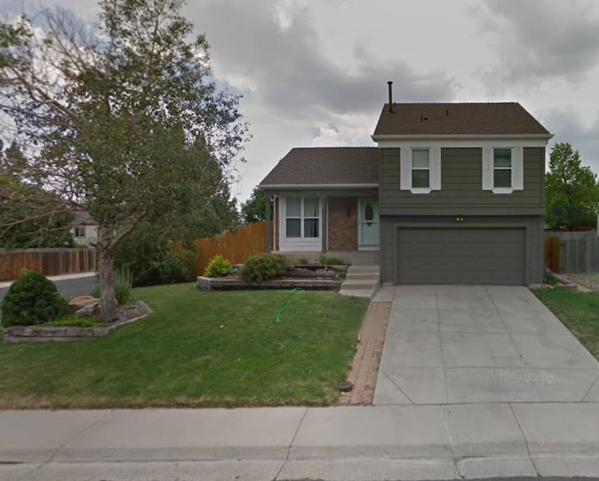Front of House View, Two parking spaces in driveway with extra free street parking available