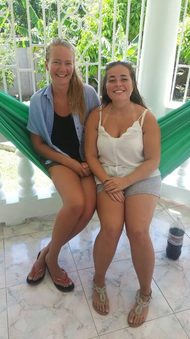 Hammock of verandah