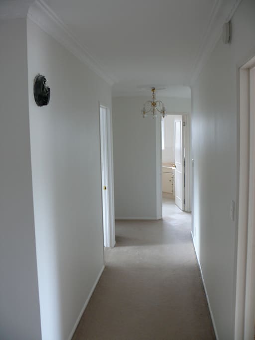 Shows your wing of house - nice and private