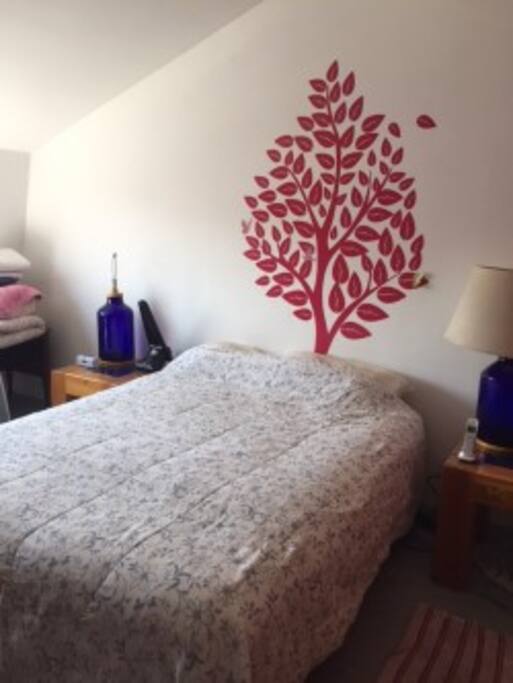 Recamara con cama QS
