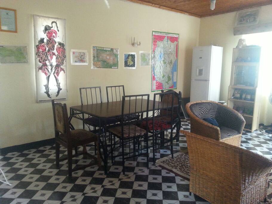 Living Room and Dining Area