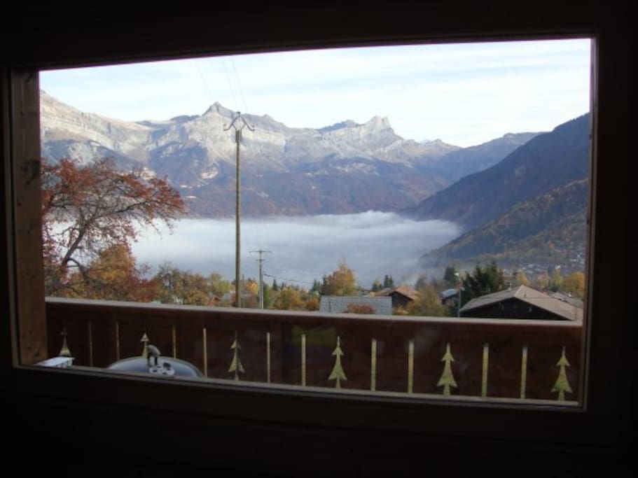 Vue depuis pièce principale
