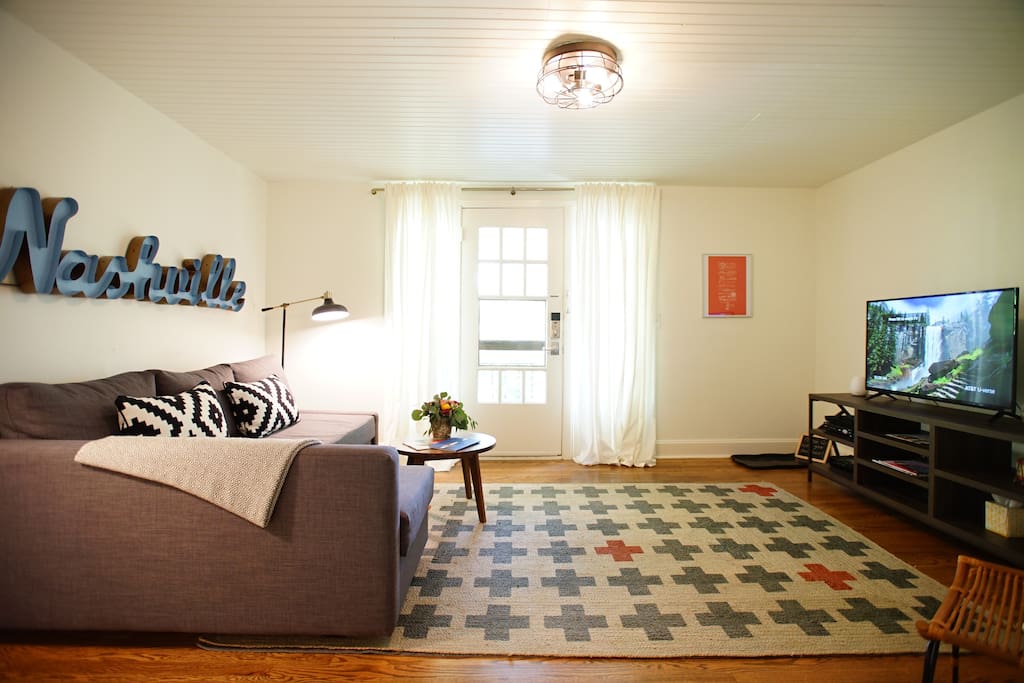 You'll love the light and treetop feel of this space