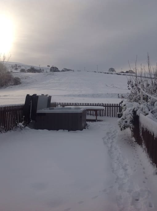 Winter at Pendre
