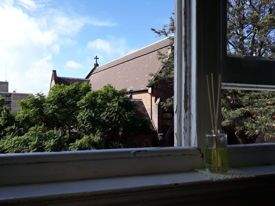 view out window with diffuser
