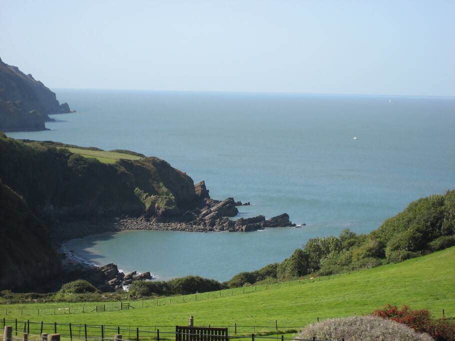 Lee Bay a beautiful beach not far away