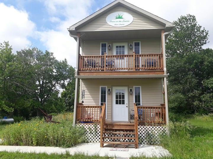 Peace on the Prairie Too Tiny House Townhouses for Rent in Murrayville, Illinois, United