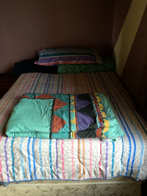 The Bed which sleeps two - I'm told it's very comfortable
