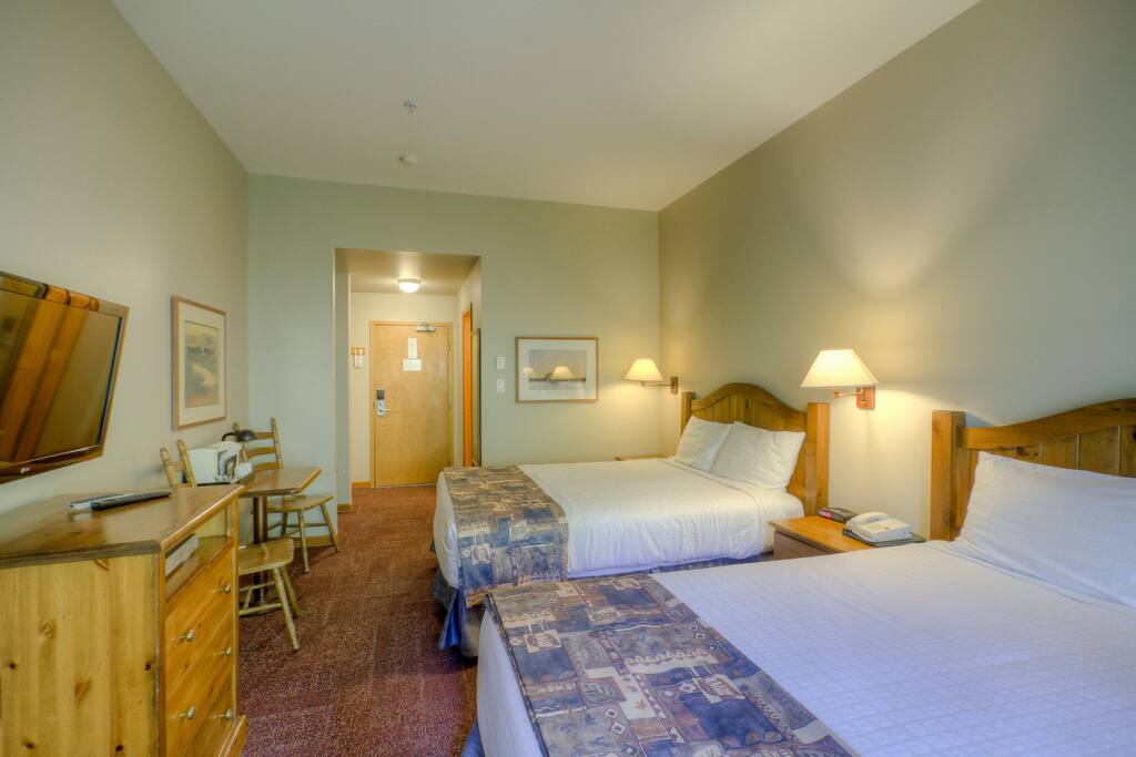 Lodge Room and the bedroom of a Family Suite