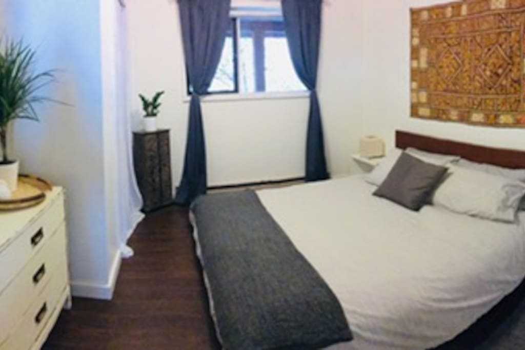 Bright and spacious queen bedroom