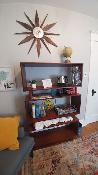 Stocked with amenities to make your stay more comfortable