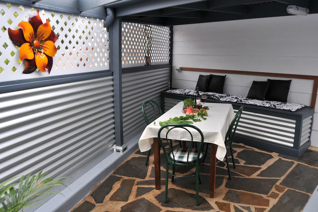 Under cover outdoor area