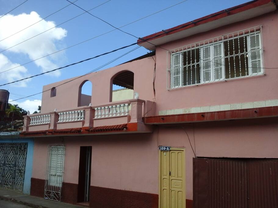 Fachada de la casa