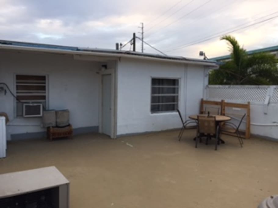 large top patio