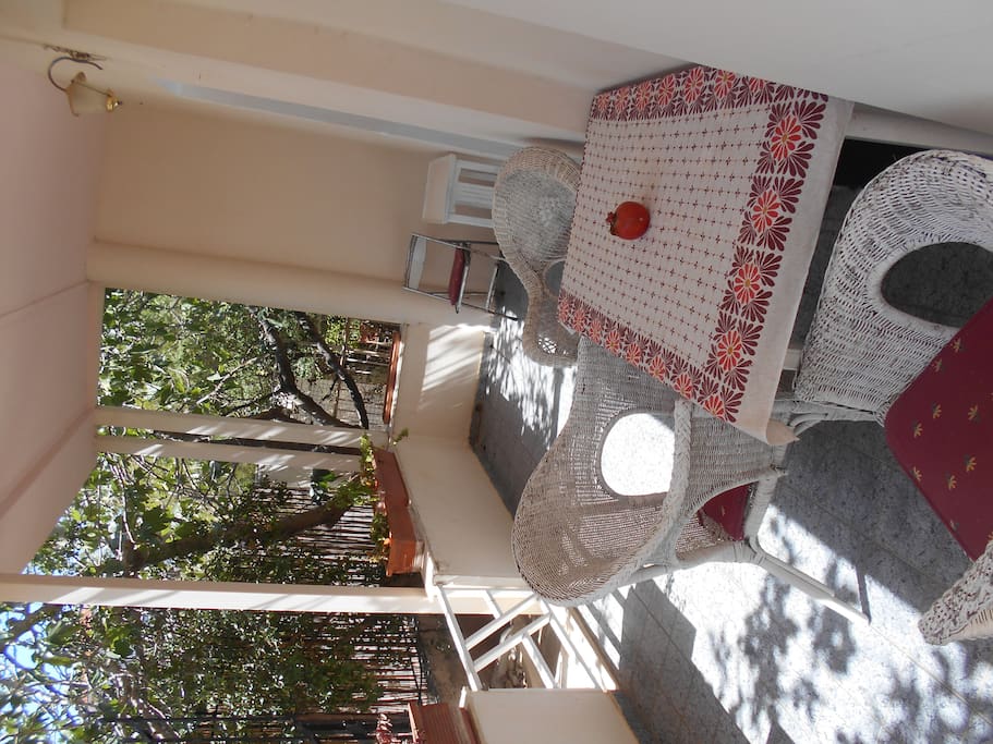 the back veranda