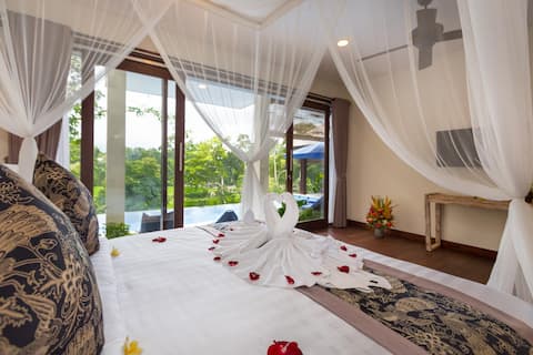 Stunning View In Ubud Tranquil 4BR Luxury Villa