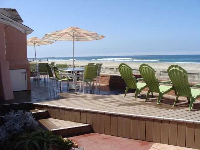 Oceanfront House – Best Patio in Mission Beach!