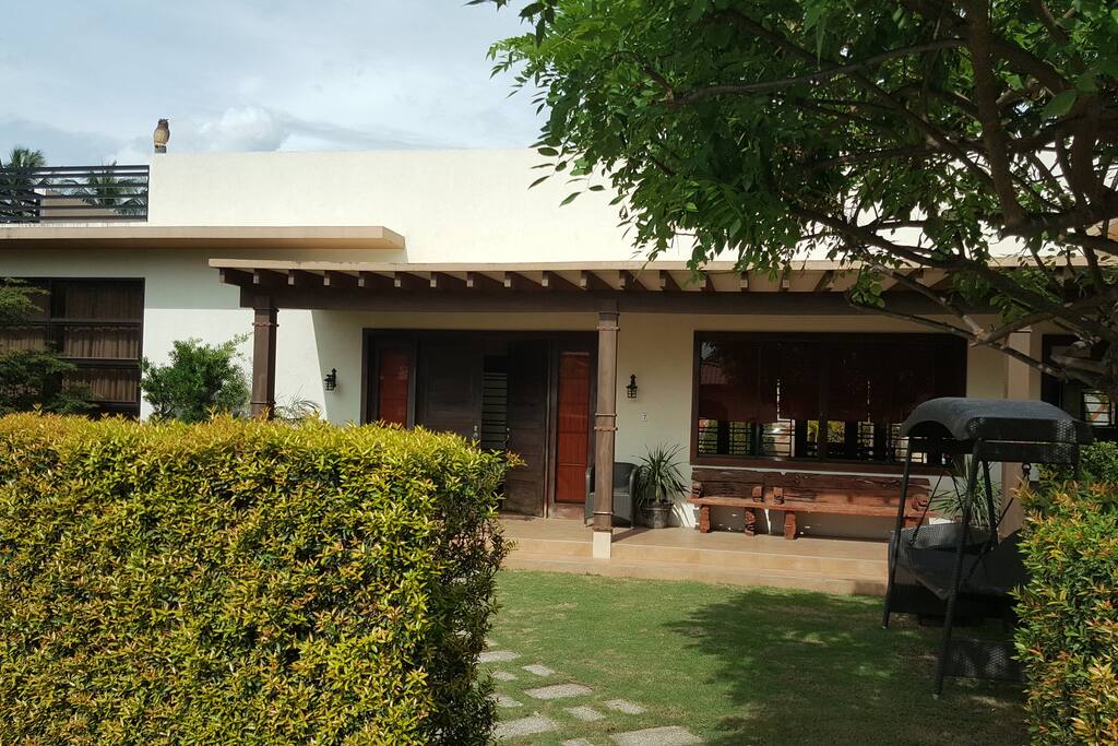 Front of the house.