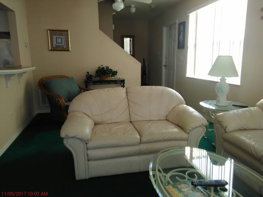 Clean spacious living area