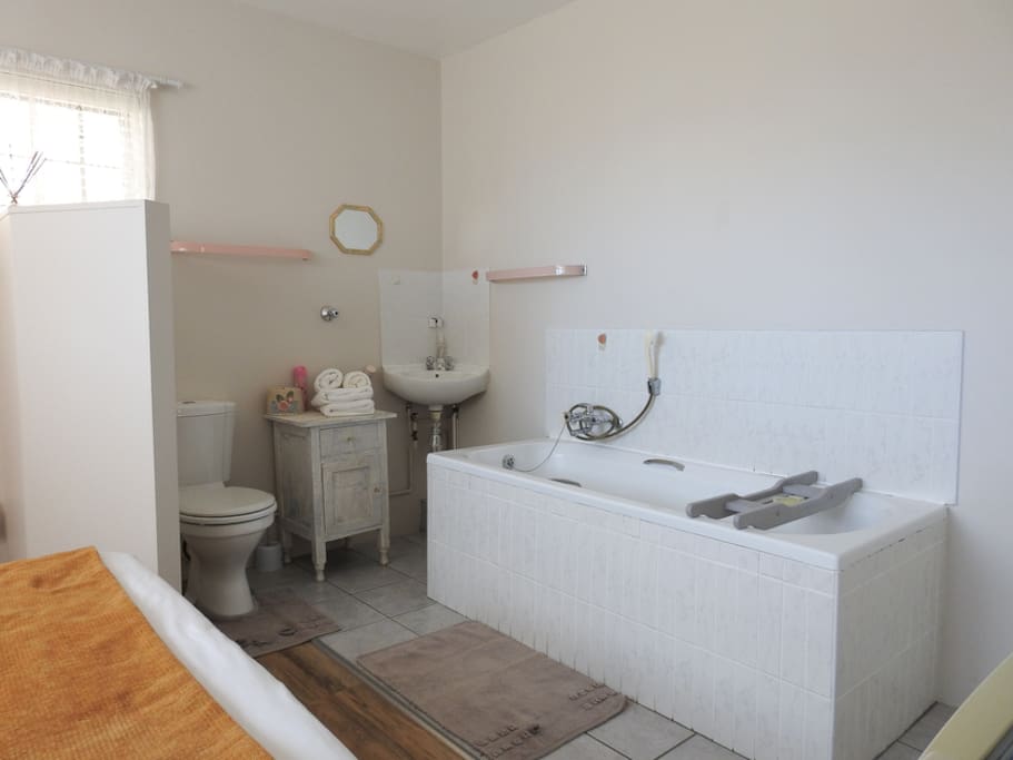 In-room bathroom