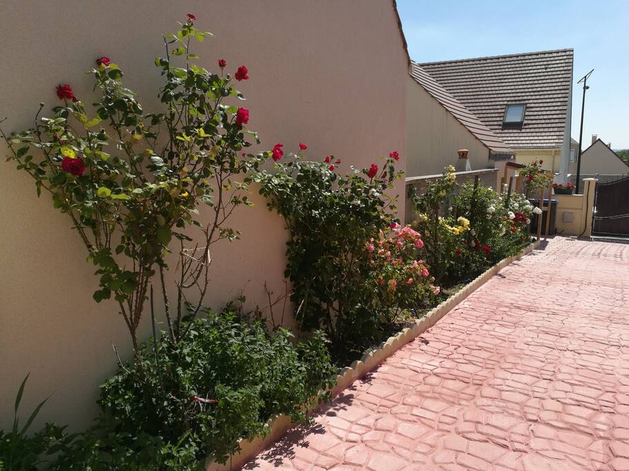 allée du jardin 2 voitures peuvent se garer