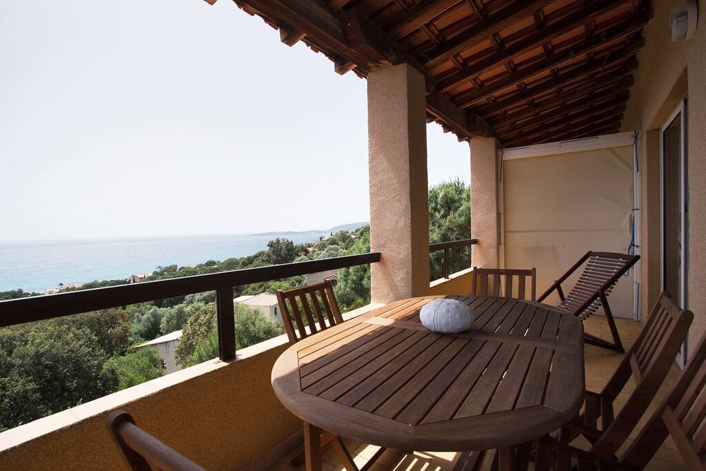 vue de la terrasse