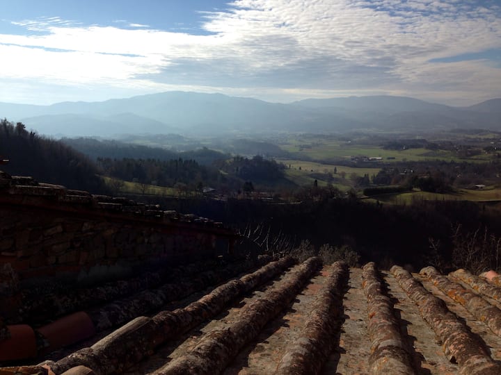 Tuscan House With Panoramic View With Swimmingpool - Mugello