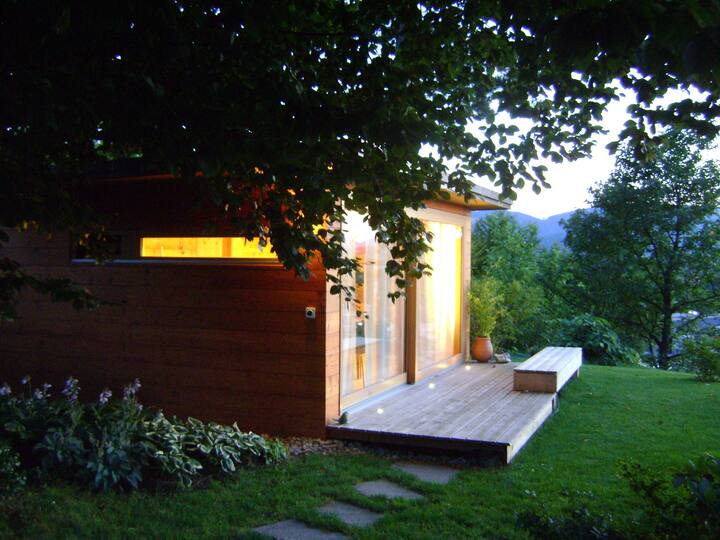 Tiny house with far-reaching views