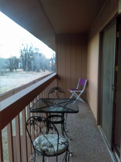 Upstairs balcony off 2nd bedroom