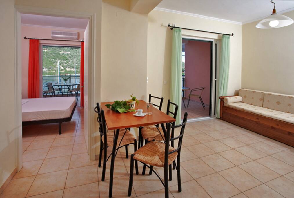 inside the apartment