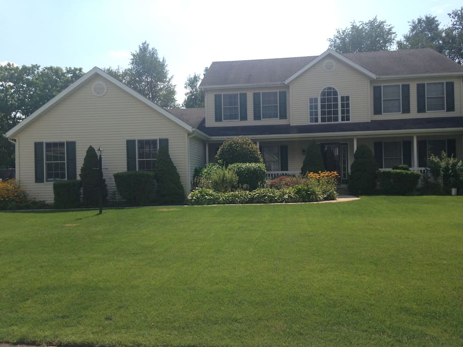 front of the house