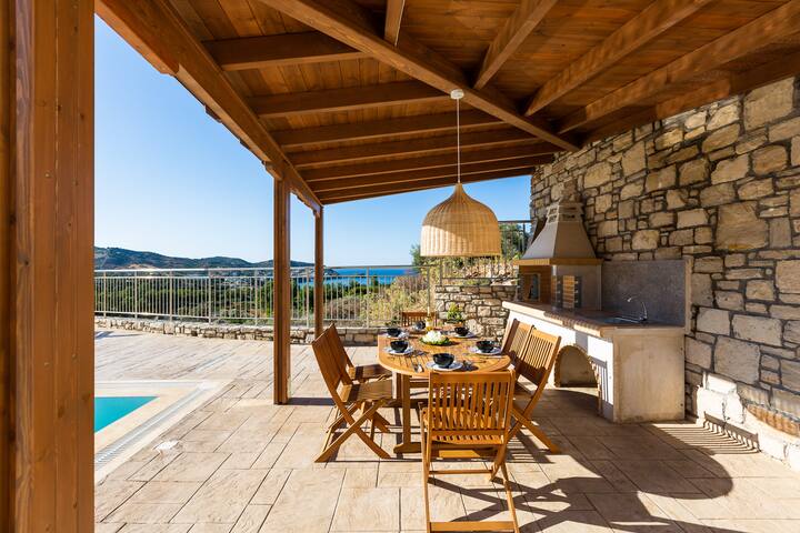 Oraia Eleni Villa, Pool, BBQ, Playground& SeaViews gallery image 4