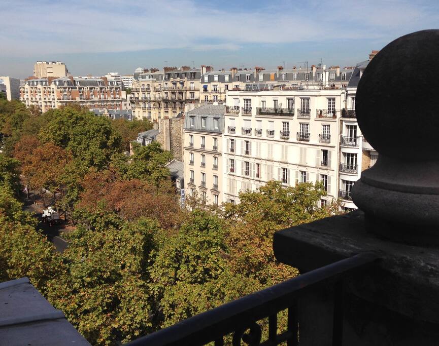 Le balcon présente cette vue.