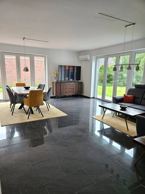 Centrally semi-detached house.