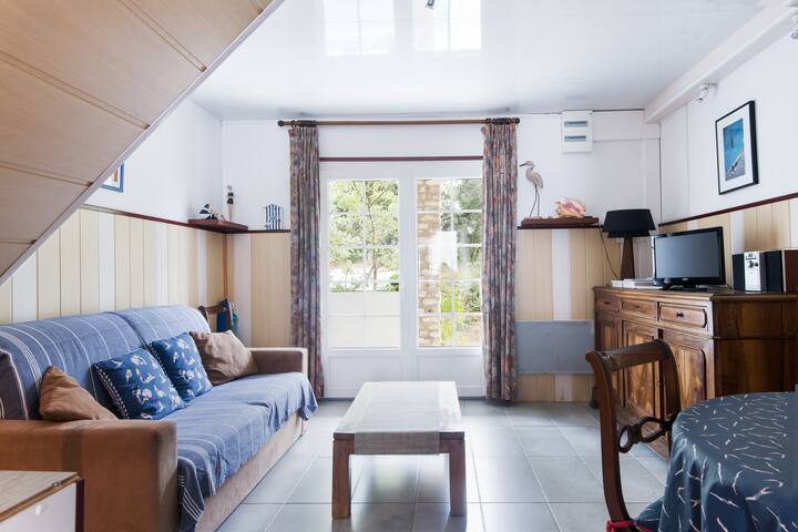 Duplex with patio & terrace 2 steps from the ocean
