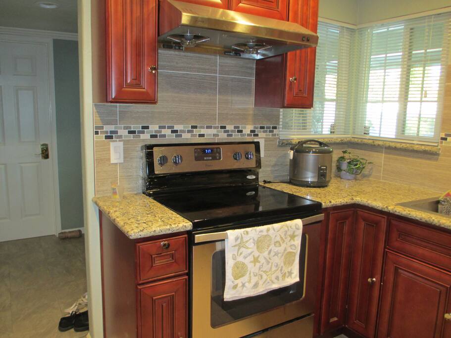 Kitchen with stove