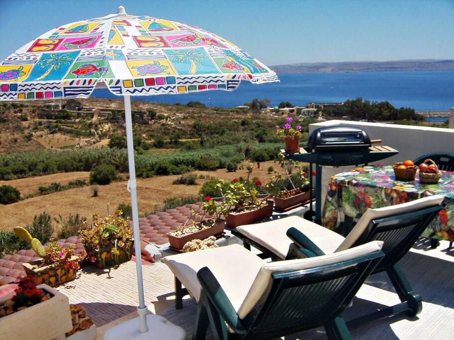 Roof Terrace - perfect for your lazy lunches and a candlelight BBQ