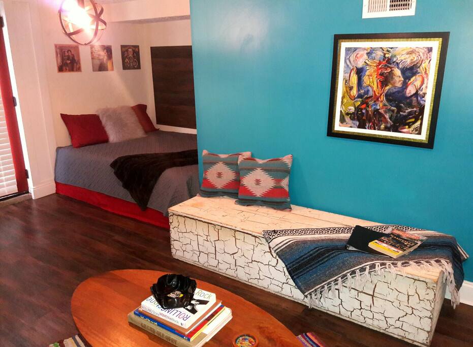 A bit more of decor & cozy hangout space.