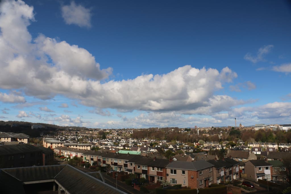 View west from balcony