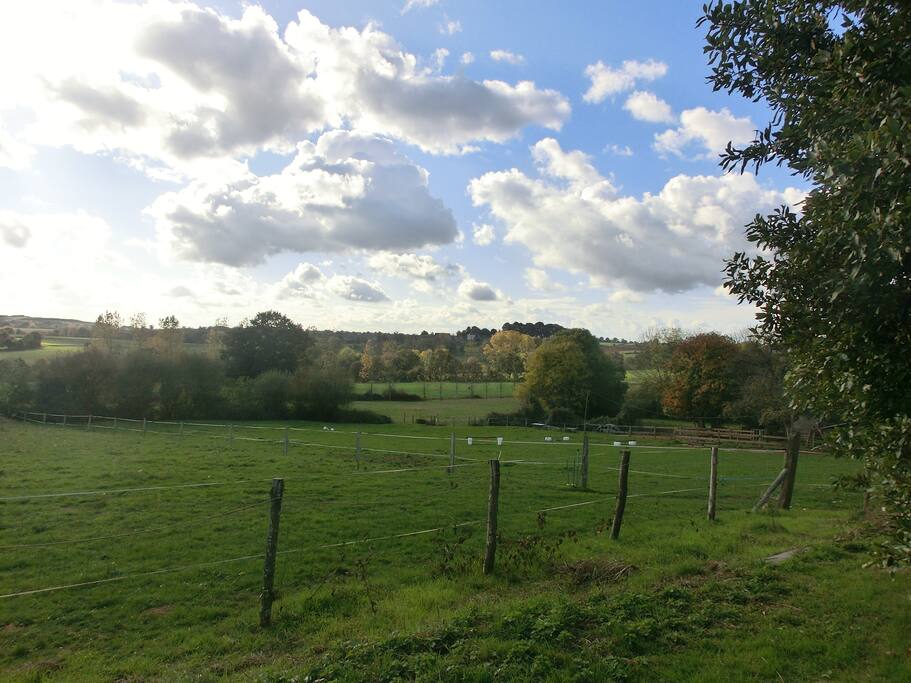 Vue sur la campagne