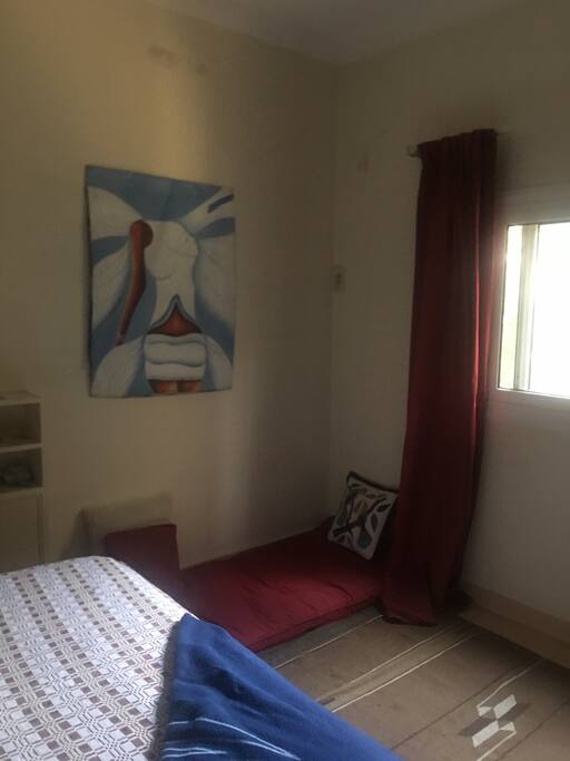 Sunset room meditation corner